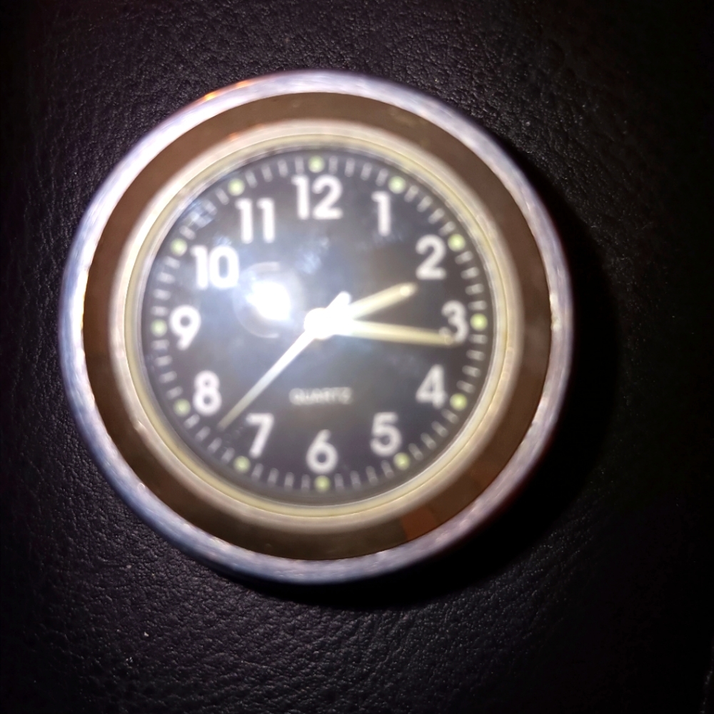 Motorcycle clock accessory